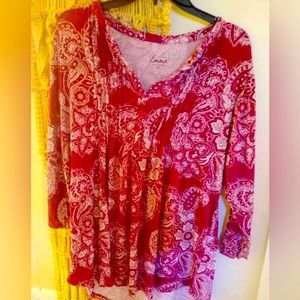 Bandanna print paisley shirt